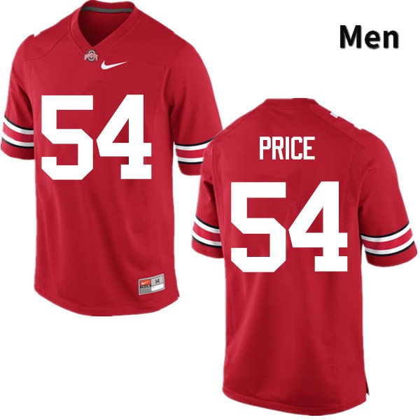 Ohio State Buckeyes Billy Price Men's #54 Red Game Stitched College Football Jersey